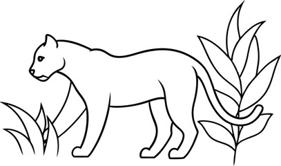 Prowling Jaguars in the Jungle Vector Art for Brave Creators
