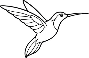 Whispers of the Sky A Hummingbird Wing Vector Tale
