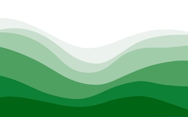 green lines abstract background, green waves texture 