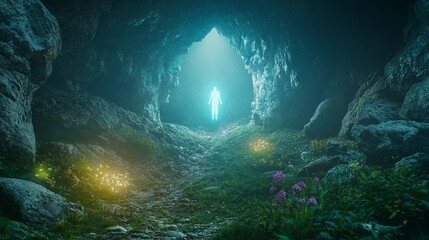 Obraz premium Astral Projection: A Spiritual Journey Beyond the Physical Realm