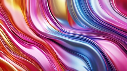 Abstract colorful liquid wave background.