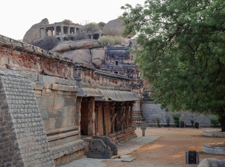 Fototapeta premium Rama Temple Complex on Malyavanta Hill in Hampi. India.