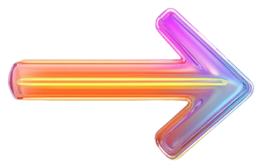 Neon arrow icon weaponry symbol purple.