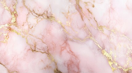 Pink and gold marble texture, soft and elegant marble generative ai