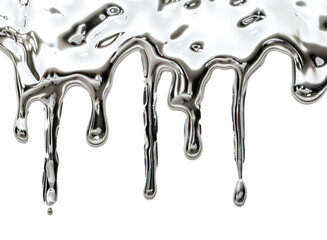 PNG Liquid metal dripping effect art