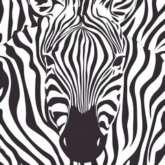 Zebra Stripes Black and White