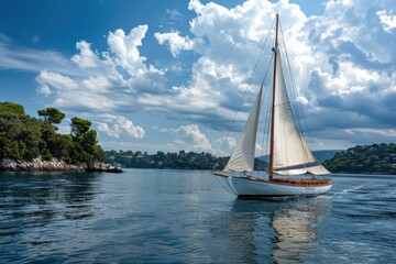 Obraz premium sailing boat 