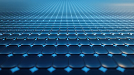 Fototapeta premium illustration of dark blue regular cell structured background pattern