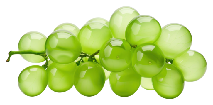 PNG Green grapes shape fruit plant food.