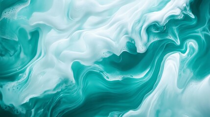 Obraz premium abstract aqua gradient background, generative ai