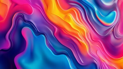 abstract colors gradient background, generative ai