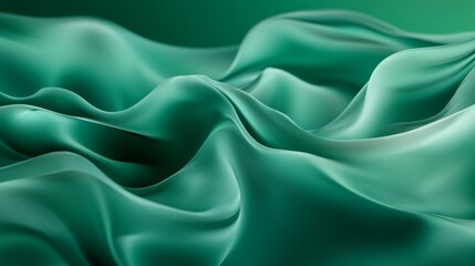 Obraz premium abstract emerald green gradient background generative ai