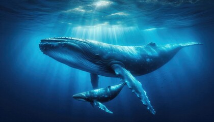 Fototapeta premium Blue Whale