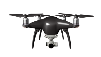 Surveillance drone png, transparent background