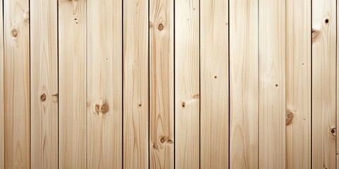 Obraz premium Natural Texture: Light Wooden Plank Wall Background
