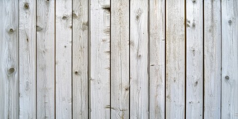 Textured White Wooden Planks Wall Background