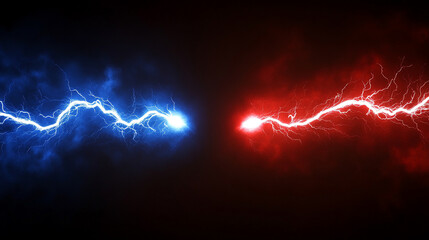 Blue and red lightning with dark background, 3d rendering --chaos 30 --ar 16:9 --v 6.1 Job ID: 3e043233-7599-4dad-879b-b914c5bcb832