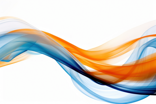 PNG Blue and orange ribbons backgrounds pattern white background.