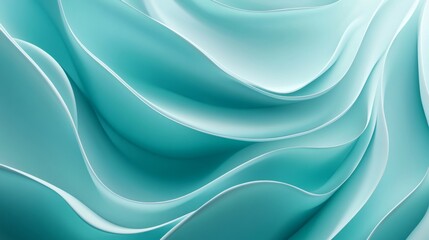 turquoise gradient abstract background, generative ai