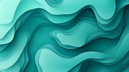turquoise gradient abstract background, generative ai