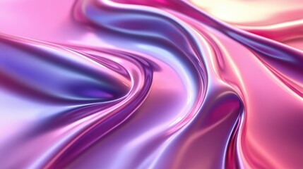 Obraz premium Abstract Shiny Pink and Purple Satin Fabric Texture Background for Futuristic and Elegant Designs