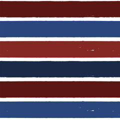 Red and Blue Stripes Seamless Vector Pattern, USA Flag Lines Background for Celebration Holiday, American President Day, memorial day.