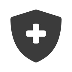 Security shield sign icon vector illustration