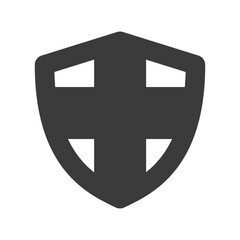 Security shield sign icon vector illustration