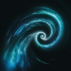 Lights on blue background.