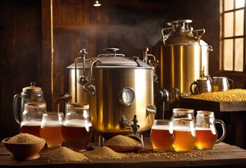 comprehensive home brewing guide covering essential must have key equipment successful beer preparation, tools, ingredients, fermentation, recipes, yeast