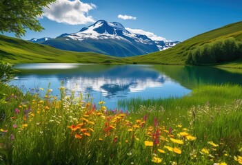tranquil nature landscapes showcasing lush calm majestic vibrant flora mindfulness inspiration, adventure, air, atmosphere, beauty, biodiversity, blossom