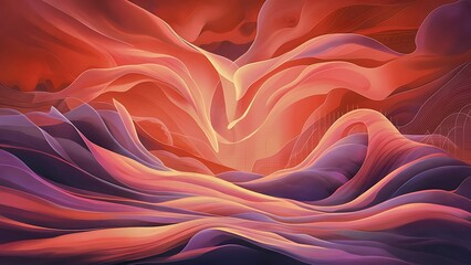 Fototapeta premium Beautiful abstract background in orange and purple color