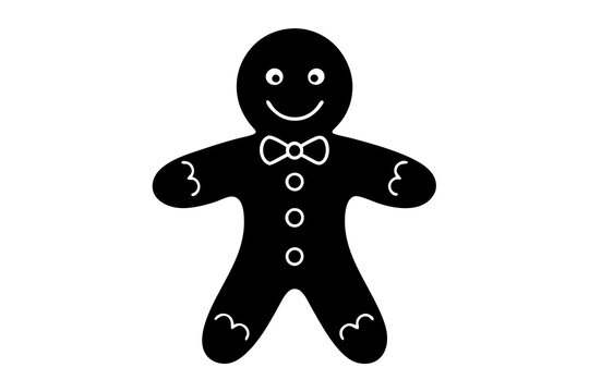 recommend clip art: Christmas holiday vector illustration set. Collection of sweet gingerbread man character isolated on white background. Happy and sad emotions. Design for xmas