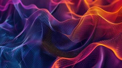 Fototapeta premium Abstract trendy gradient flowing geometric pattern background texture for poster cover design