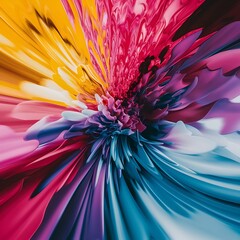 Obraz premium Abstract colorful blurred background, motion concept