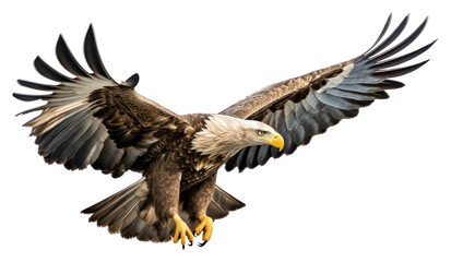 Fototapeta premium PNG Flying bird animal eagle.