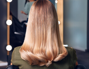 Naklejka premium hair model