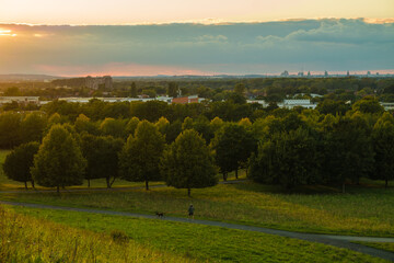 Fototapeta premium Blick von Hannover Kronsberg 
