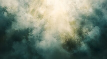 Ethereal Landscape with Magical Sunlight and Mist in a Dreamlike Fantasy Inspired Scene