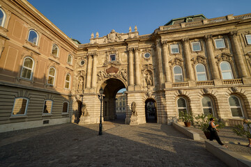 Fototapeta premium Budavàr castle , historical monument and museum