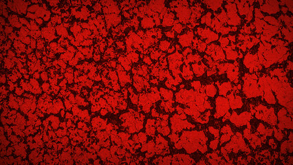 Bold cracked texture in deep red and black tones, offering a rugged, grungy design. Perfect for backgrounds, wallpapers, and creative projects needing an intense, textured look