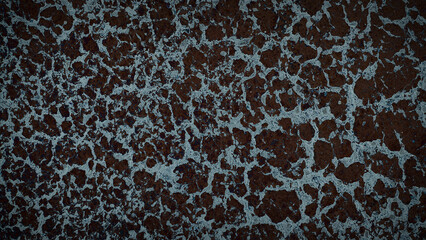 Cracked texture in dark brown and blue tones, offering a rugged, earthy design. Perfect for backgrounds, wallpapers, and creative projects with a natural, textured feel