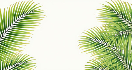 palm tree leaves