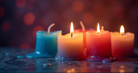 candles in the dark
