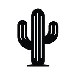 Fototapeta premium Cactus Silhouette