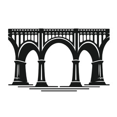 Fototapeta premium Bridge Silhouette