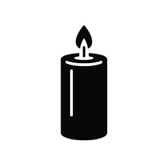 Obraz premium Candle Silhouette
