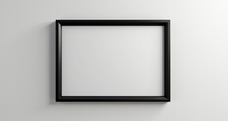 white picture frame on wall