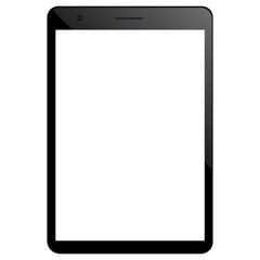 tablet vector illustration with white background