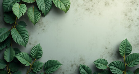 green leaves background